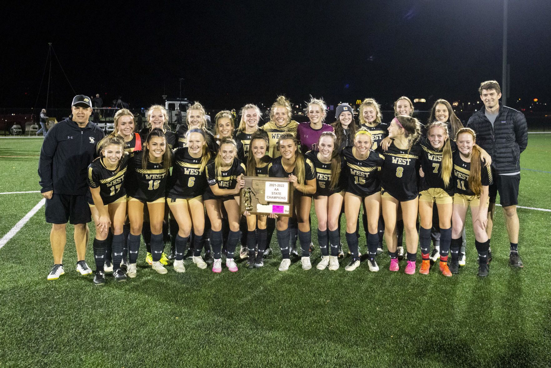 2021 Class AA girls soccer - Billings West Golden Bears